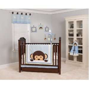   : Pam Grace Creations 10 Crib Piece Bedding Set, Maddox Monkey: Baby