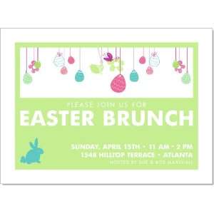  Easter Egg Fun Green Invitations: Home & Kitchen