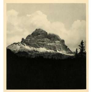  1927 Mountain Peak Clouds Madonna di Campiglio Italy 