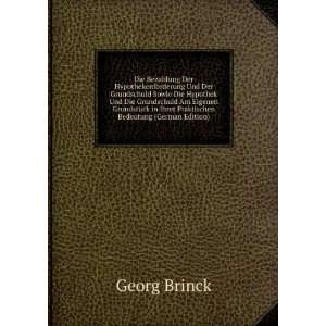   in Ihrer Praktischen Bedeutung (German Edition): Georg Brinck: Books