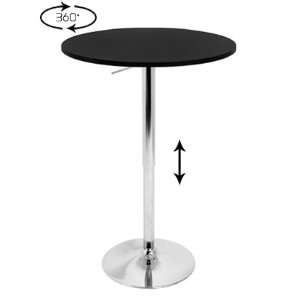  Lumisource Sparkle Bar Table with Wood Top: Home & Kitchen