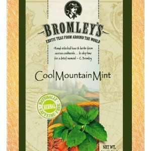 Bromleys Tea ~ Cool Mountain Mint ~ 3 Box Case:  Grocery 