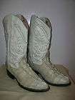 mens botas murillo exotic white bone leather alligator western boots