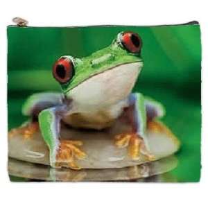  Cute Little Green Froggy Cosmetics Bag XL Beauty
