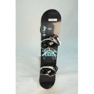 Used Salomon Team Snowboard with New LTD Kids Small Bindings 110cm 