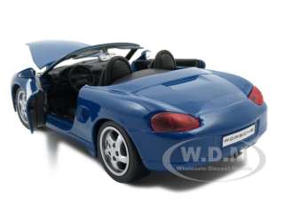 PORSCHE BOXSTER BLUE 1:24 DIECAST MODEL CAR  