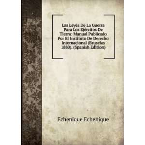   (Bruselas 1880). (Spanish Edition) Echenique Echenique Books