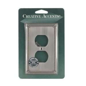   Creative Accents Brushed Nickel Wall Plate (3008BN)