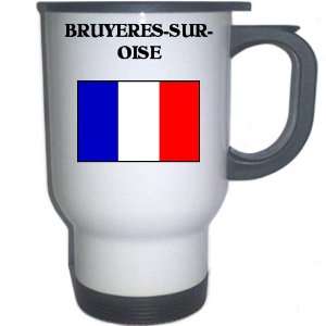  France   BRUYERES SUR OISE White Stainless Steel Mug 