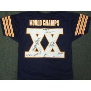 Chicago Bears Team Signed Super Bowl XX Jersey  Sports 