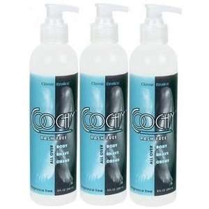  Coochy Rash Free Fragrance Free Shaving Cream 8 oz (3 Pack 