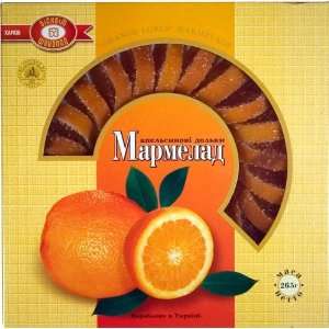 ORANGE SHARES (Marmelade) UKRAINE, Packaged on Plastic Tray in 