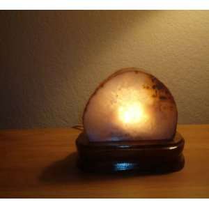 Natural Agate Gemstone Light Lamp