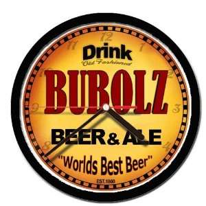  BUBOLZ beer and ale cerveza wall clock: Everything Else