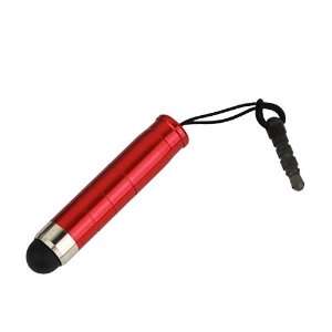com GTMax Touch Screen Red Stylus Pen with 3.5mm Adapter Plug for HTC 