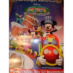 Mickey Mouse Clubhouse Choo Choo Express Movie or DVD Release Poster 