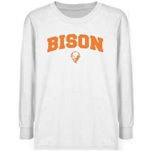  Bucknell Bison Youth White Logo Arch T shirt Sports 