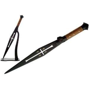  Crusader Short Sword with display stand: Sports & Outdoors
