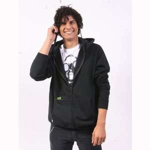 Hoodie Buddie with Hb3 Technology   Mens   Full Zip   Black   Size X 