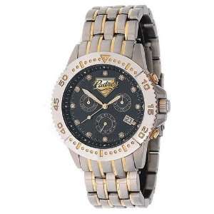   Padres Silver/Gold Mens Legend Swiss Wrist Watch