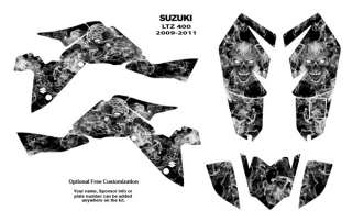 SUZUKI LTZ 400 Quad Graphic Decal Sticker Kit 9500Metal  