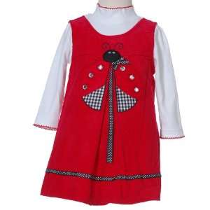  Infant Toddler Girls Lady Bug Dress 12M 4T: Rare Editions: Baby