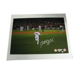  Autographed Jonathan Papelbon 2007 World Series 13x19 