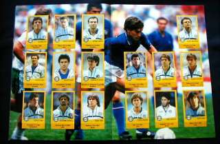 FULL album ITALY Worldcup soccer football 84 stickers  