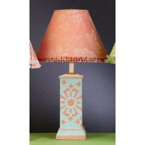  Peach Aqua Pattern Square Column Lamp: Home Improvement