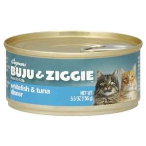  Wgmns Buju & Ziggie Food for Cats, Whitefish & Tuna Dinner 