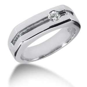  Men s Diamond Ring 1 Round Stone 0.25 ctw 159 MDR139 