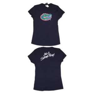 Florida Gators Ladies Navy Swamp Thing T Shirt  Sports 