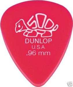 Bag of 72 Dunlop Delrin 500 Picks   .96 mm  