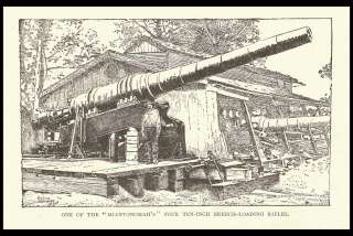 Antique Print 373 MIANTONOMAH 10 Breech Loading Rifle  
