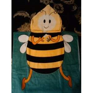  Kids Hoodie Beach Towel   Bumble Bee 
