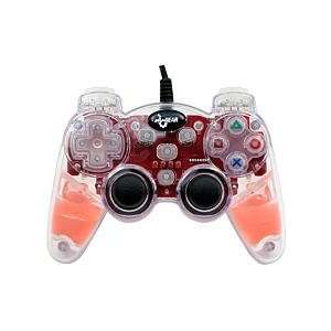    Wireless Lava Glow Controller   Red for Sony PS3 Toys & Games
