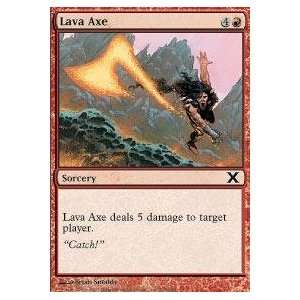    Magic the Gathering   Lava Axe   Tenth Edition Toys & Games