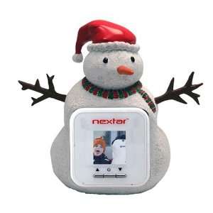  Nextar Snowman Figurine 1.8 Digital Photo Frame: Camera 