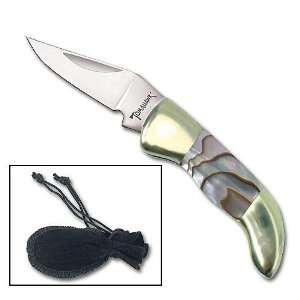  Tomahawk Mini Abalone Folding Knife