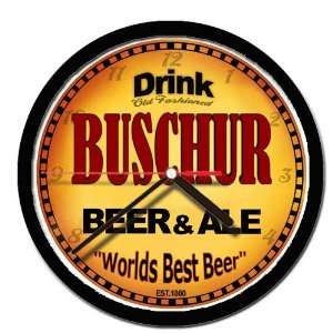  BUSCHUR beer and ale cerveza wall clock: Everything Else