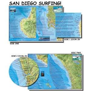 Surf Maps, Surfing Maps, San Diego Surfing, San Diego Surf, Surf Spots 
