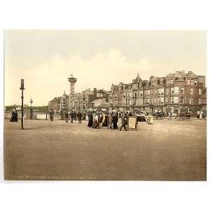    Parade,revolving tower,Morecambe,England,1890s