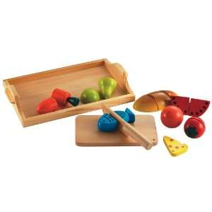  Early Learning Centre Wood Tray Of Food Toys & Games