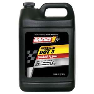  MAG1 121 Premium DOT 3 Brake Fluid   1 Gallon Automotive