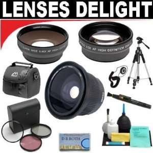   Macro Professional Series Lens + 3 Piece Digital Camera Filter Kit + 6