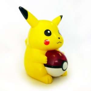 Pokemon: Pikachu 5 inch Plastic Coin Bank Figure: Toys 