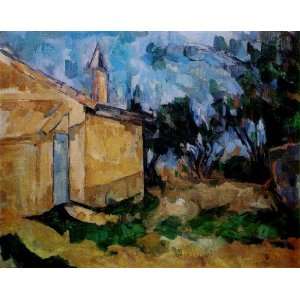  or Labels  Impressionist Art Cezanne Paul Le Cabanon de Jourdan, 1906