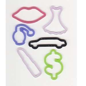  Glamour Glitter Mini Silly Bands (12 Packs) 144 Rings 