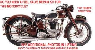 1958 BSA SUPER ROCKET MOTORCYCLE FUEL VALVE REPAIR KIT  
