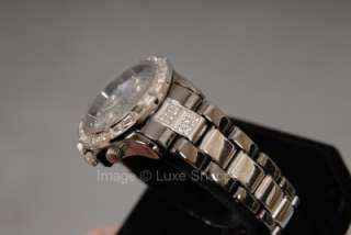 New Designer Inspired Christal Gunmetal Link Watch  